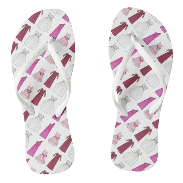 Chanclas Fiesta de boda de novias Flip Flops (Plantilla)