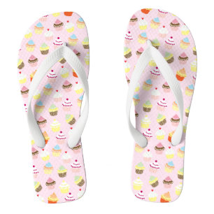 Chanclas Fiesta De Cupcake Flip Flops