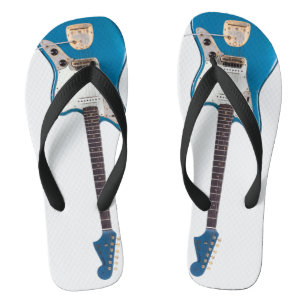 Chanclas Fiesta Electric Guitar Rock Band Music Air Beach