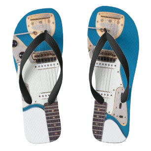 Chanclas Fiesta Electric Guitar Rock Band Music Air Beach