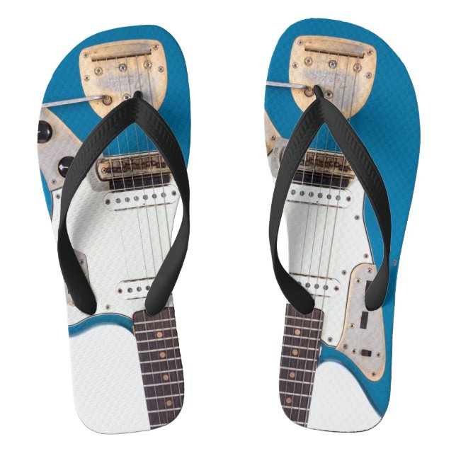 Chanclas Fiesta Electric Guitar Rock Band Music Air Beach (Plantilla)