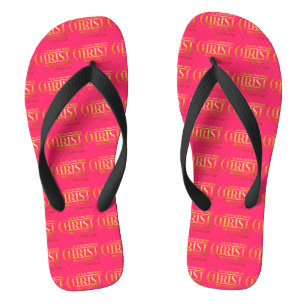 Chanclas Filipinas 4:13 Biblia Verse KJV Cita Unisex Rosa