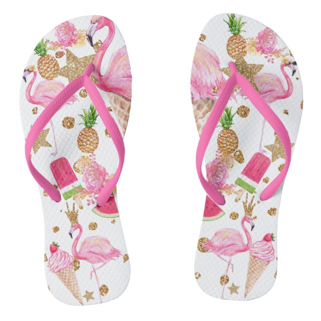 Chanclas Flamingo Flip Flops for the Flamingo Lover (Plantilla)