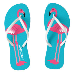 Chanclas Flamingo rosa Flip Flops personalizado