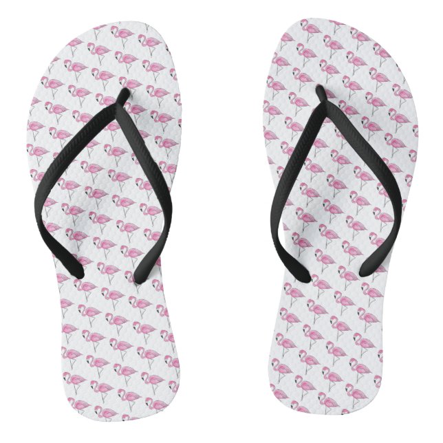 Chanclas Flamingo rosa Tropical (Plantilla)
