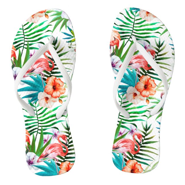 Chanclas Flamingo tropical (Plantilla)