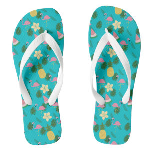 Chanclas Flamingo tropical