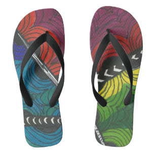 Chanclas Flechas de giro de color zen (Multicolor)