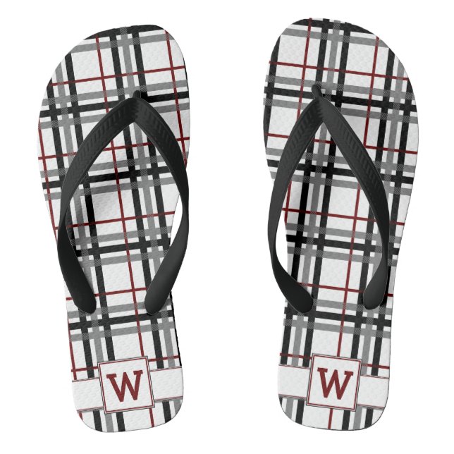 Chanclas Flechas de giro rojas blancas y rojas (Plantilla)