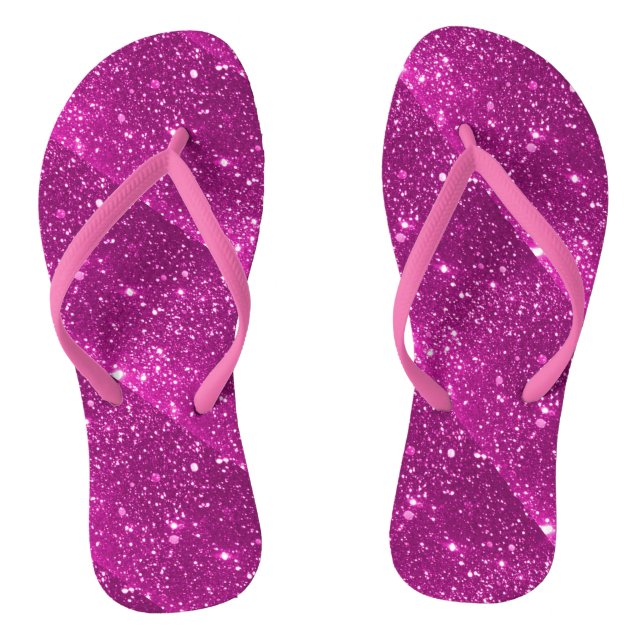 Chanclas Flechas de giro rosadas calientes (Plantilla)