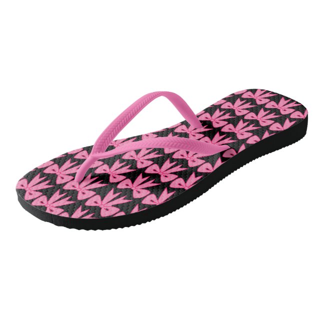 Chanclas Flechas de giro rosadas y retro recortadas (Angular)