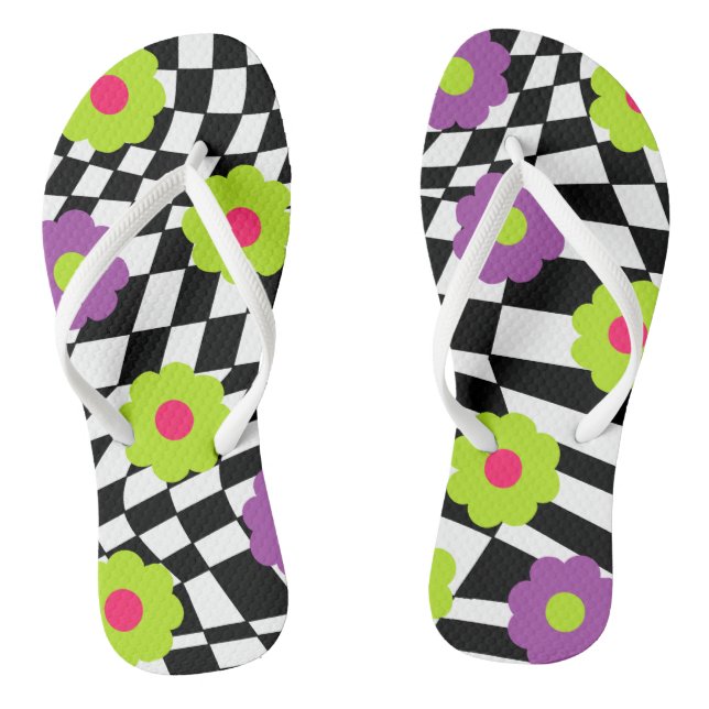 Chanclas Flechas de voladizo con flores de estilo MOD (Plantilla)