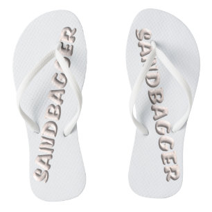 Chanclas Flechas de volante blancas de Sandbagger