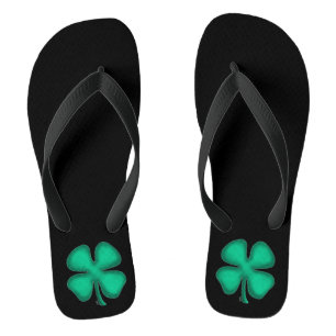 Chanclas Flechas de volante negras irlandesas