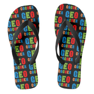 Chanclas Flechas geocásicas coloridas
