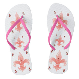 Chanclas Fleur Rosa De Lis Flip Flops