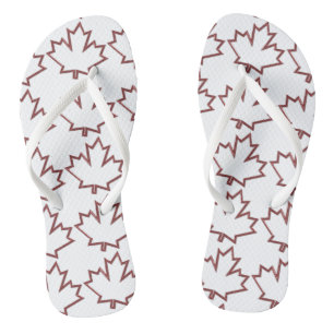 Chanclas Flip Flags de hoja de arce canadiense