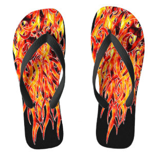 Chanclas Flip Flame Design "Hot Foot"