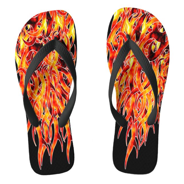 Chanclas Flip Flame Design "Hot Foot" (Plantilla)