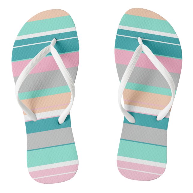 Chanclas Flip Flip Flip Flops de turquesa (Plantilla)