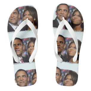 Chanclas Flip fllip de BARACK Y MICHELLE OBAMA
