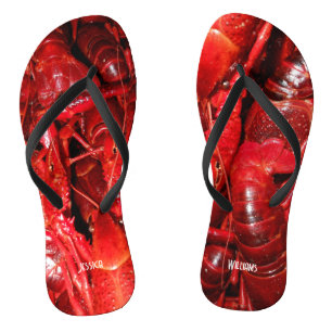 Chanclas Flip Fllip Flip, pez gordo rojo
