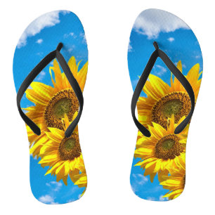 Chanclas Flip Fllip Floral de girasol