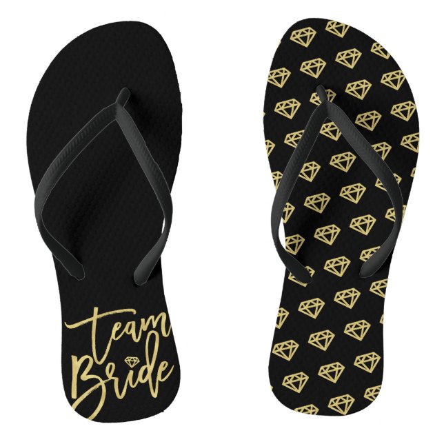 Chanclas Flip Flop, Boda del partido de novias Team Brids (Plantilla)