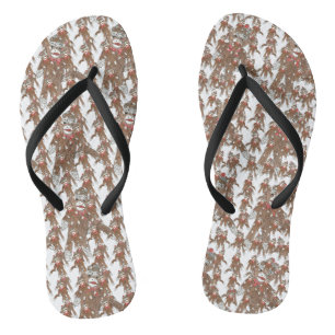 Chanclas Flip Flop de mono de sock