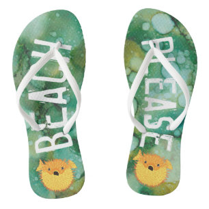 Chanclas Flip-flops adultos "Inkblots Gold Dusts Fish"