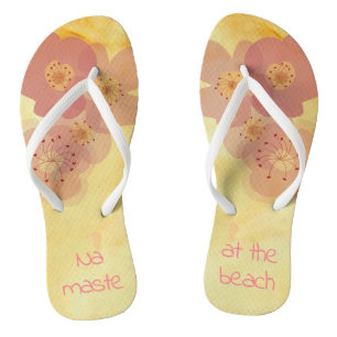 Chanclas Flip-flops adultos "Soft Yellows and Pinks"