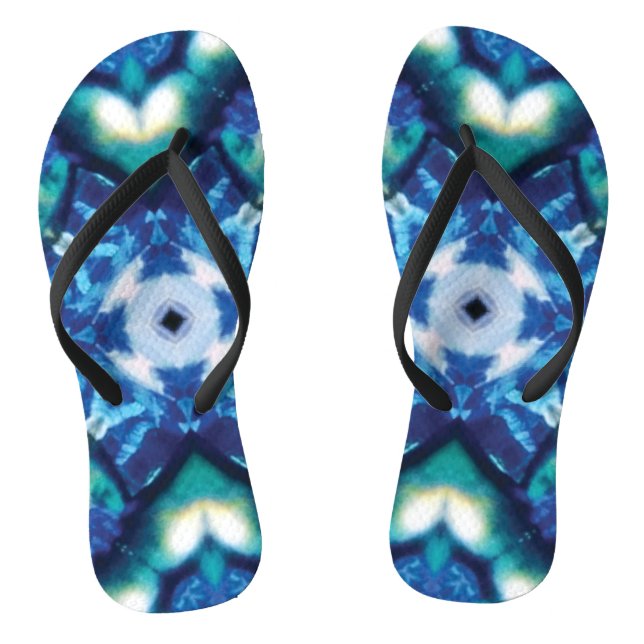 Chanclas Flip flops azul personalizado (Plantilla)