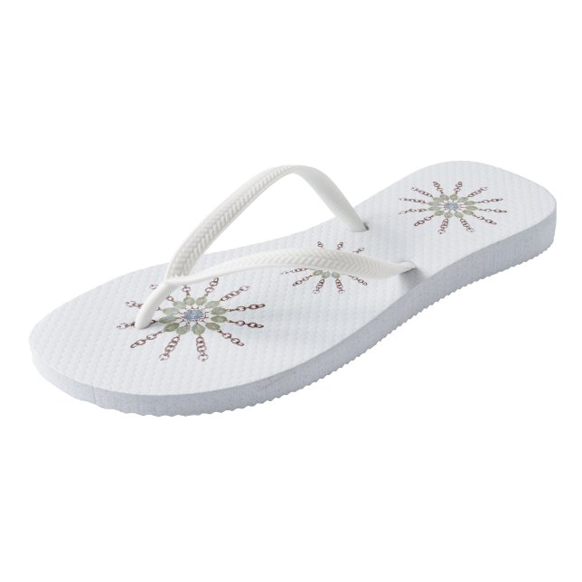 Chanclas Flip-Flops - Boca y estrellas de cadena (Angular)