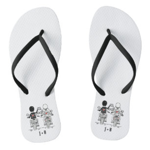 Chanclas Flip Flops Boda de motocicletas de ciclismo person