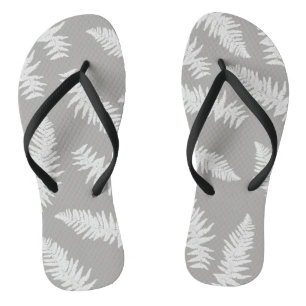 Chanclas Flip Flops botánicos de hojas de hierro