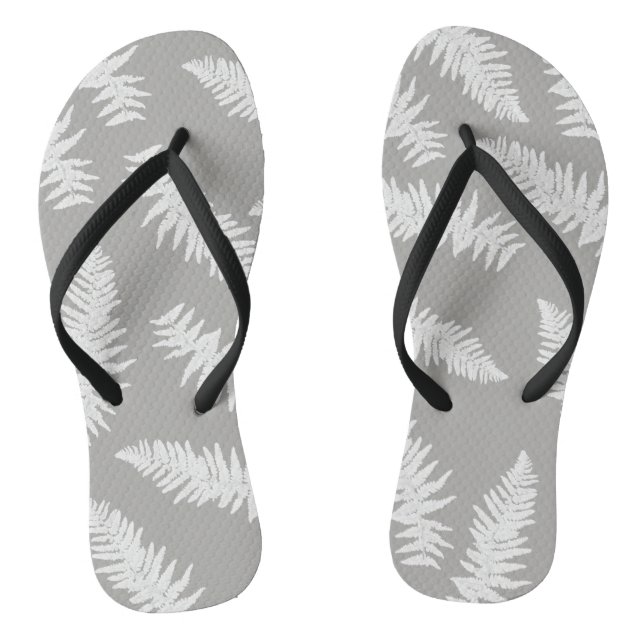 Chanclas Flip Flops botánicos de hojas de hierro (Plantilla)