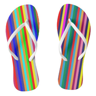 Chanclas Flip Flops Colorful Stripe