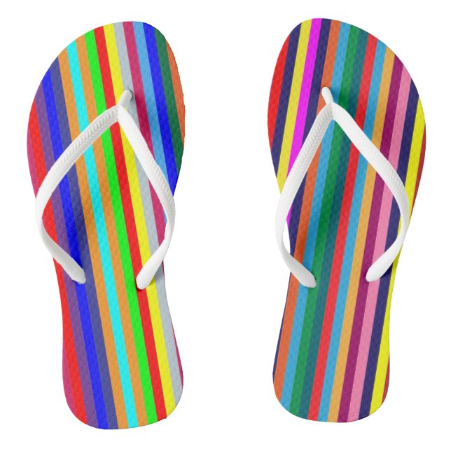 Chanclas Flip Flops Colorful Stripe (Plantilla)