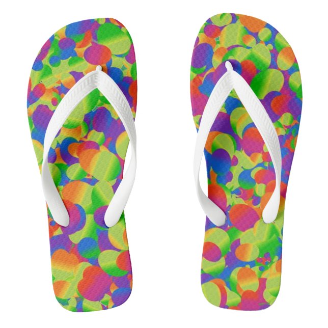 Chanclas Flip Flops colorido (Plantilla)