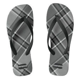 Chanclas Flip-Flops con un diseño de plástico - Gris