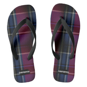 Chanclas Flip-Flops con una placa gótica oscura