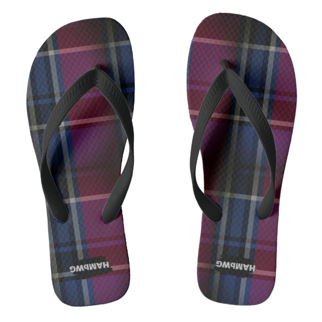 Chanclas Flip-Flops con una placa gótica oscura (Plantilla)