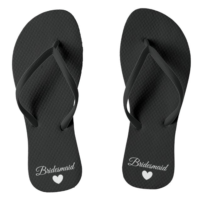 Chanclas Flip-Flops - Corazón Fab Bridesmaid (Plantilla)