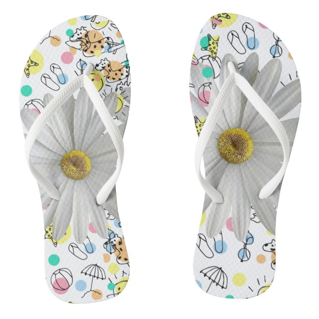 Chanclas Flip Flops Daisy Summer Beach (Plantilla)