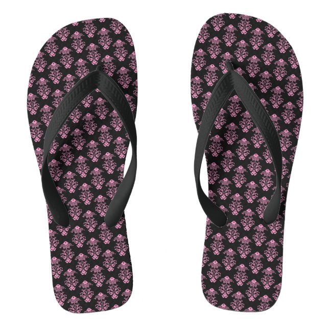 Chanclas Flip Flops/Damasco rosa (Plantilla)