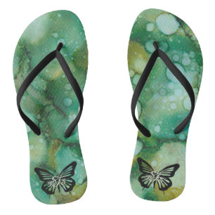 Chanclas Flip-Flops de adultos "Inkblots Gold Duster Butter