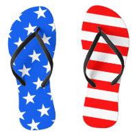 Flip Flops de bandera estadounidense para adultos 