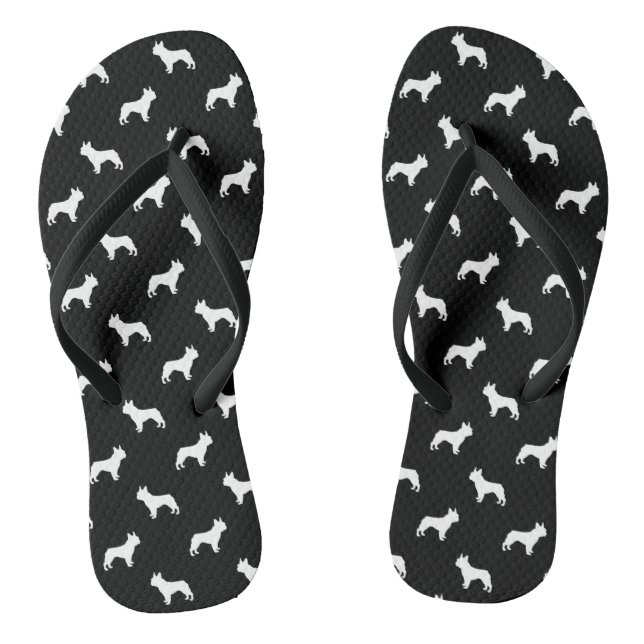 Chanclas Flip Flops de Bulldog francés (Plantilla)