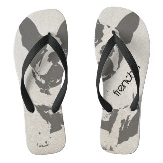 Chanclas Flip Flops de Bulldog francés