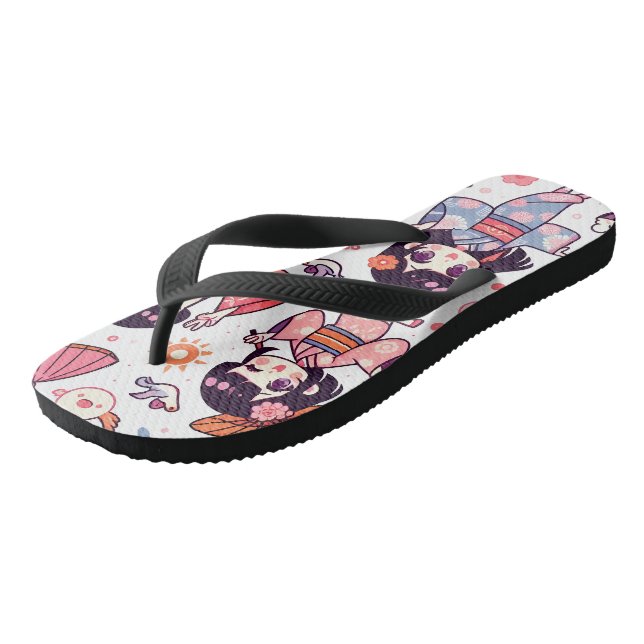 Chanclas Flip-Flops de Chica Cute inspirado en el anime (Angular)